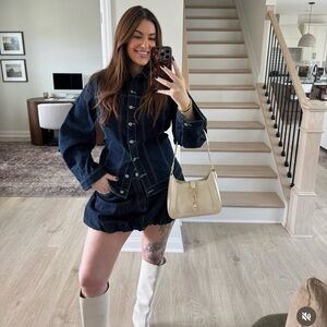 Abercrombie & Fitch Denim Mini Skirt AND Jacket set